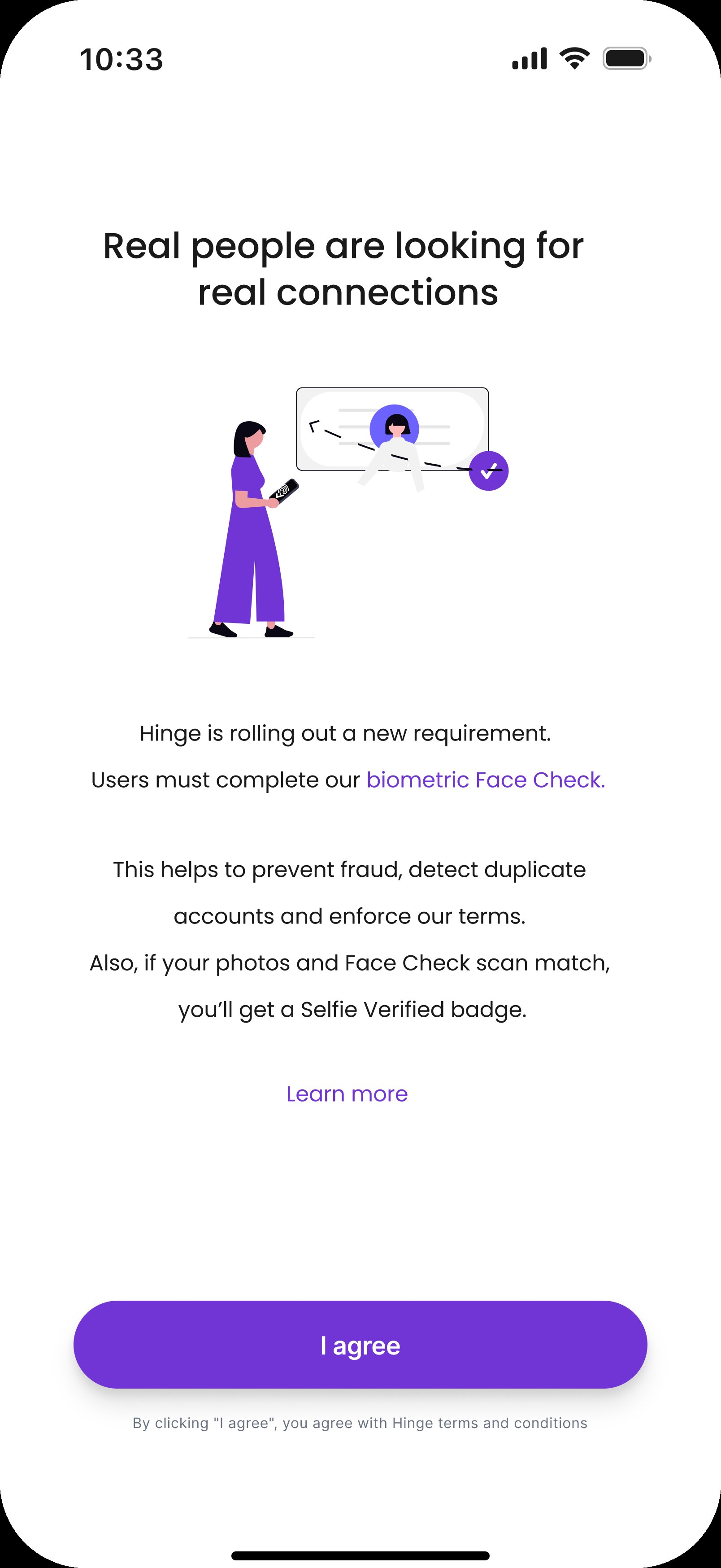 Hinge enhanced verification and safety features