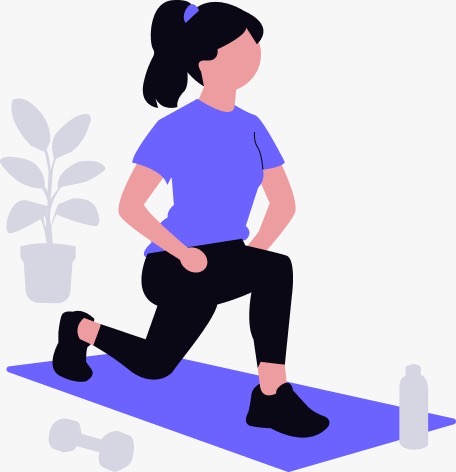 Illustration of daily commute routine representing busy lifestyle